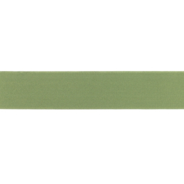 Elastiek uni - 4 cm - Olijfgroen