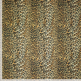 Keperkatoen - Leopard  -  Brown