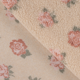 Teddy - Romantic Roses   - Pink Ecru
