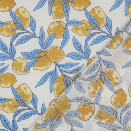 Katoen  Print - Handcrafted  Block Printed - Lemons