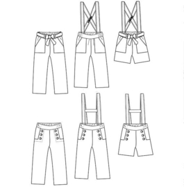 Ikatee Pattern | Avana pants or shortpants- Girl 3/12