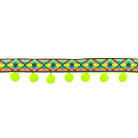 bolletjesband ibiza | groen