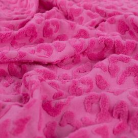 Badstof - Animal Print - Pink
