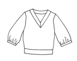 Atelier Jupe | Charlie Sweater  - Paper pattern