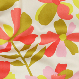 Nerida Hansen - Cotton Satin  - Cloverdale  -  Off White