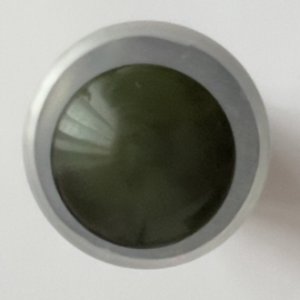 Ronde Bolknop - Polyester - Mosgroen 381 - 36mm