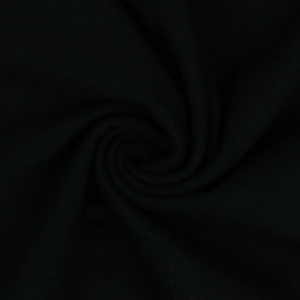 Tricot uni | Organic  | Deep Black 001