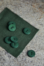 Mind the Maker | Curb Cotton  Button - 18 mm - Green Khaki