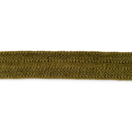 Tresband - Wollook - 30 mm - Olijfgroen