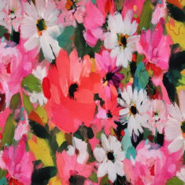 Verhees  Sweat  - Flower Aquarel - Pink
