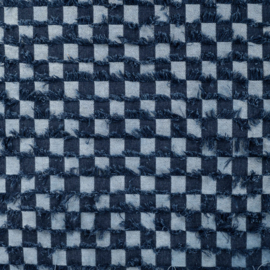 Jeans - Check - Light Blue - Dark Blue