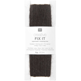 Rico Design |Creative Fix It - Stopwol - Visible Mending - Dark Brown 003