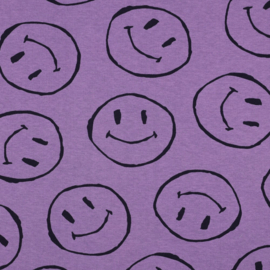 Verhees Textiles - Jogging  -Happy Face  - Purple