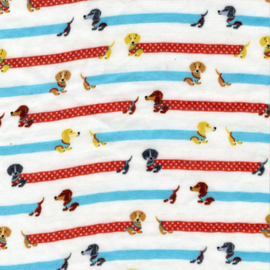 Kokka Fabrics | Double Gauze - Dachshund