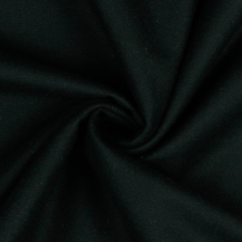 Katoen Flannel - Black
