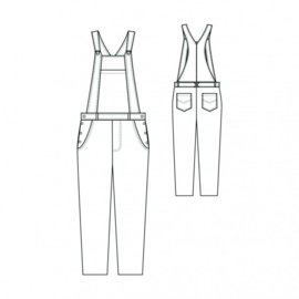 Republique du Chiffon | Danielle Dungarees | Engelstalig