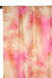 Atelier Jupe -  Viscose Tropical Tie Dye - Pink Beige