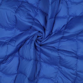 Verhees Textiles - Stepped Quilted - Cobalt Lime Fluo
