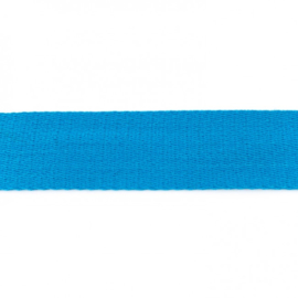 Tassenband Katoen | Aqua | 4cm breed