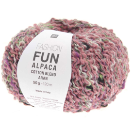 Rico Design - Fashion Fun Alpaca Cotton Blend Aran - Berry 002