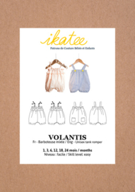 Ikatee Pattern | Volantis |  Unisex tank romper - 1,3,6,12,18,24 months