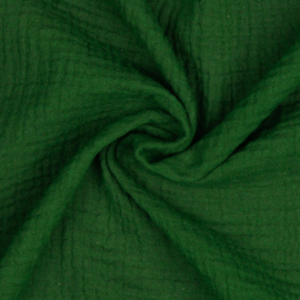 Double Gauze Organic  |  Dark Green 042