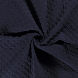 Double Gauze - Mousseline Quilted | Navy 008