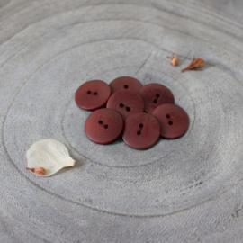 Atelier Brunette  Buttons | Corozo | Palm - Roest  - 20 mm