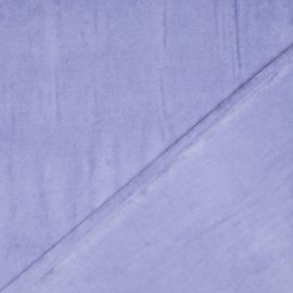 Nicky velours uni | Lavander 043v