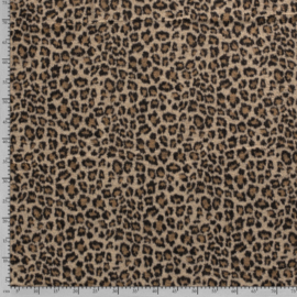 Jacquard Brushed - Cheetah Beige