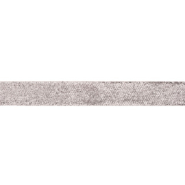 Glitterband - 25 mm - Zilver