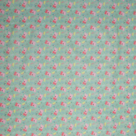 Swafing - Katoen Print - Peppa Pig - Green