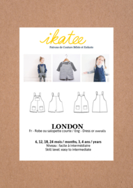 IKATEE | London | Baby Paper Sewing Pattern  - Easy 6 maanden - 4 jaar 