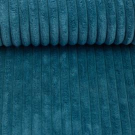 Swafing - Wanja - Brede ribcord - Bekledingstof . Upholstery - Petrol 749