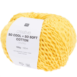 Rico Design - Creative - So Cool + So Soft Cotton Chunky - Pastel Yellow 013