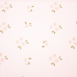 Katia fabrics - Mousseline . Double Gauze - Swan Dance Flowers