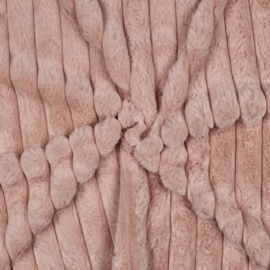 Imitatiebont - Ribbed - Old Rose 003