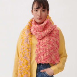 Fashion Alpaca Vibes Aran | Apricot - Fuchsia