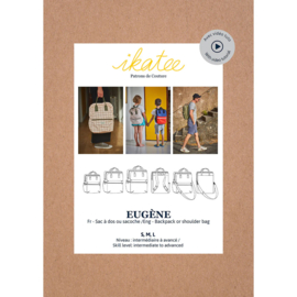 Ikatee Patterns - Eugene  - Backpack and Shoulderbag   - Paper Sewing Pattern