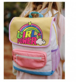 Applicatie - Glitter   -  Girl Power  - 18,5 x 14,5 cm