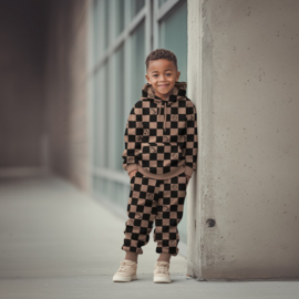 Verhees Jogging    - Checks   - Sports - Brown Black