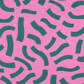 Nerida Hansen - French Terry   - Playfull - Pink