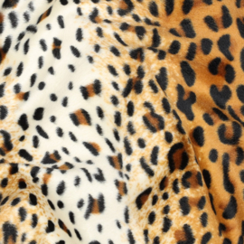 Animal Skin Velboa - Leopard - Brown