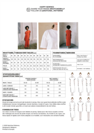 Notches - Billy Paper Pattern - Jurk Top
