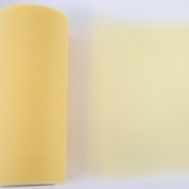 Katia Fabrics - Happy Tule - Rol 15 cm x 20 meter - Yellow 11