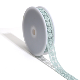 Band - Madeliefje Tuleband   - 22 mm - Soft green