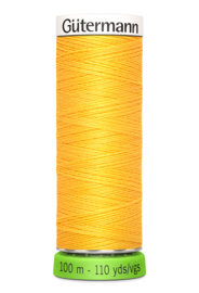 Gutermann - Gerecycled Polyester Garen - 100 meter - 417 Licht Zonnebloemgeel