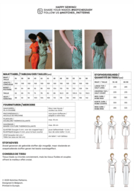 Notches - Judy Paper Pattern - Nl/Fr - Jurk Top Rok
