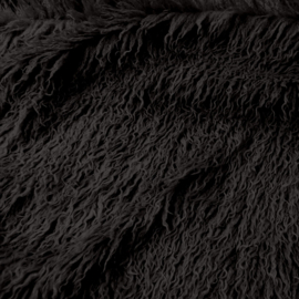 Fake Fur  - Mongolian Lamb - Black