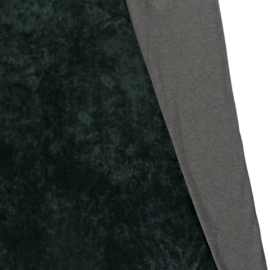 Heavy Velvet Knitted - Dark Green